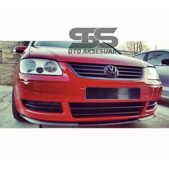 Vw Touran Cupra R Uyumlu Ön Lip Mat Siyah Ön Tampon Lip ürün görseli