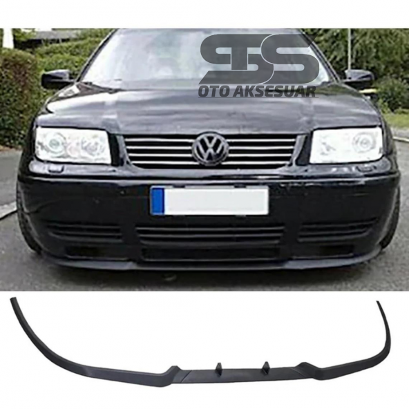 Vw Bora Cupra R Uyumlu Ön Lip Mat Siyah Ön Tampon Lip