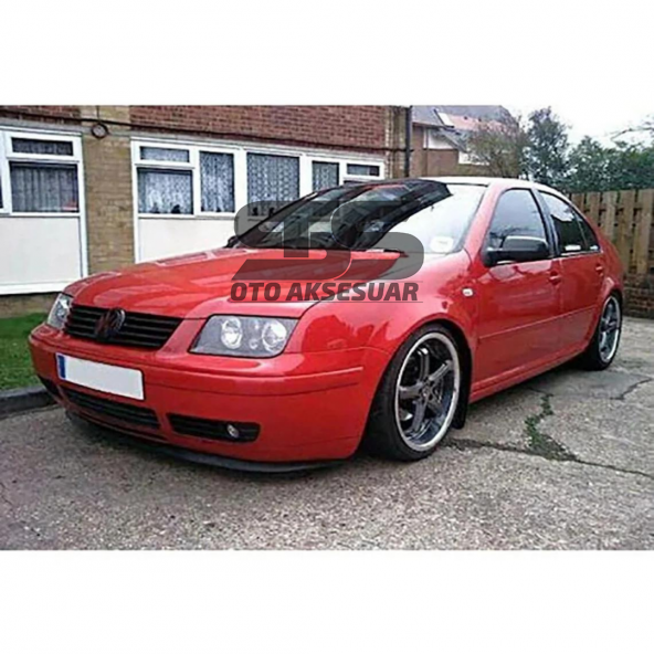 Vw Bora Cupra R Uyumlu Ön Lip Mat Siyah Ön Tampon Lip - 3