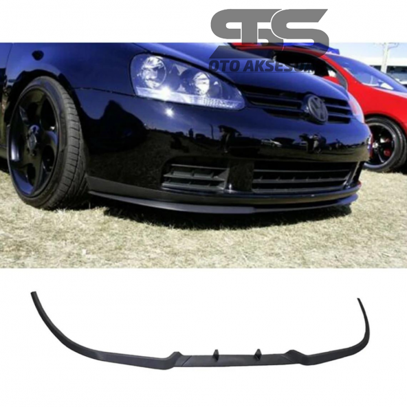 Vw Golf Mk5 Cupra R Uyumlu Ön Lip Mat Siyah Ön Tampon Lip ürün görseli 1