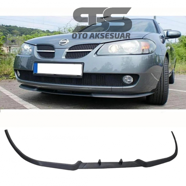Nissan Almera Cupra R Uyumlu Ön Lip Mat Siyah Ön Tampon Lip ürün görseli