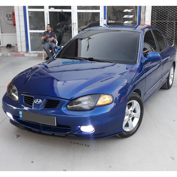 Hyundai Elentra mk2 Cupra R Uyumlu Ön Lip Mat Siyah Ön Tampon Lip ürün görseli