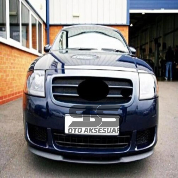 Audi TT MK1 8N 98-06 Cupra R Uyumlu Ön Lip Mat Siyah Ön Tampon Lip - 2