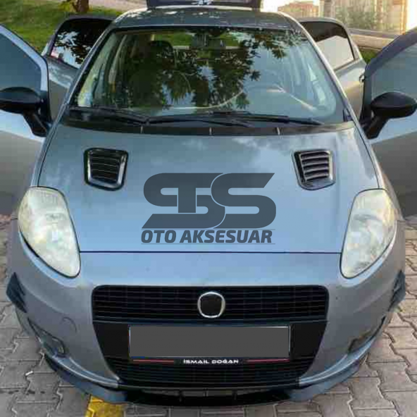 Fiat Punto Cupra R Uyumlu Ön Lip Mat Siyah Ön Tampon Lip - 2