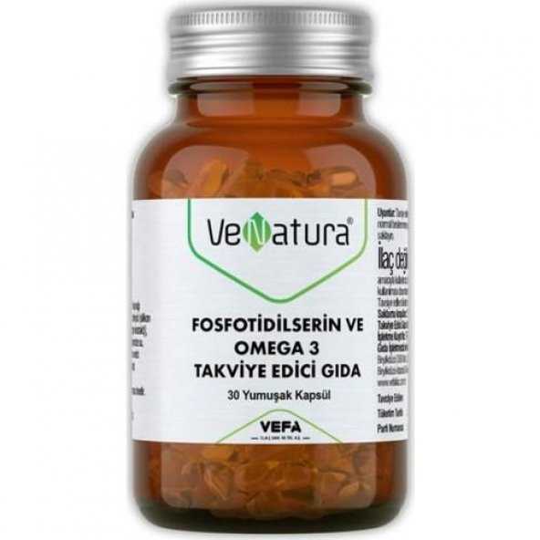 Venatura Fosfotidilserin Ve Omega 3 30 Kapsül