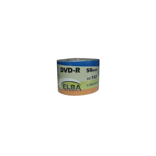 Elba Dvd-R 50 Li 4.7 GB - 120 min 16x Shrink