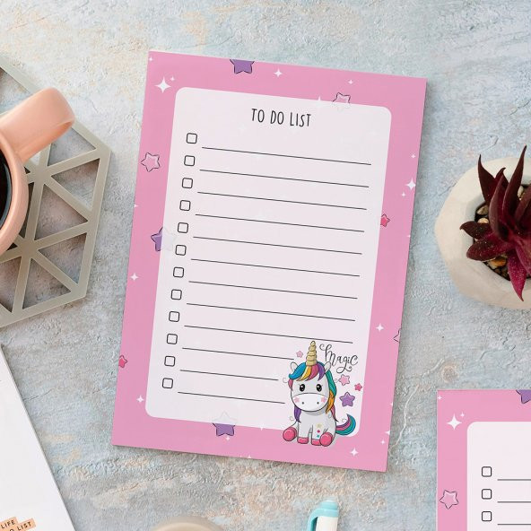 To Do List - Unicorn Not Defteri