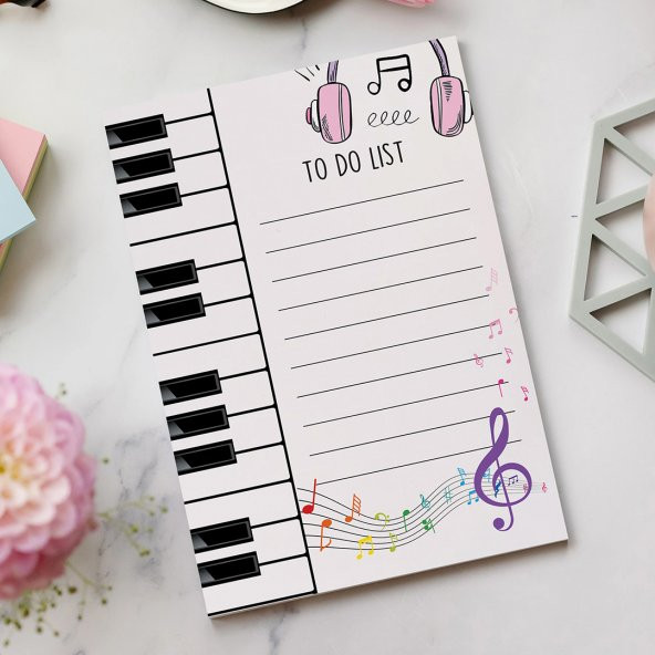 To Do List - Piano Not Defteri - 3