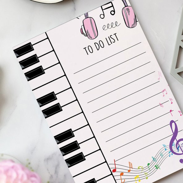 To Do List - Piano Not Defteri - 4