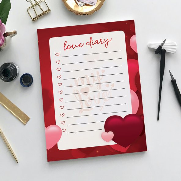 To Do List - Love Diary Not Defteri