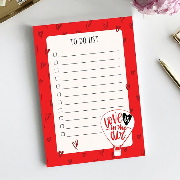 To Do List - Love is in The Air Not Defteri - 3