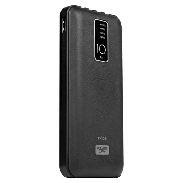 SİYAH GÖSTERGELİ EKSTRA KABLOLU 4 ÇIKIŞLI 10000 MAH POWERBANK - 3