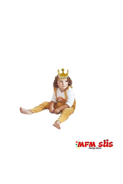 Parti Eva Prenses Gold Kral Taç