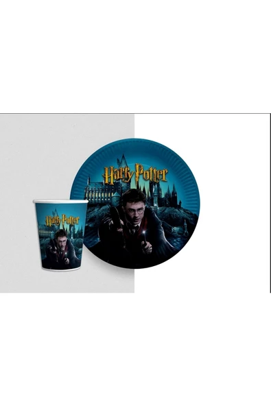 Parti Harry Potter Karakter Tabak Bardak 8 Adet