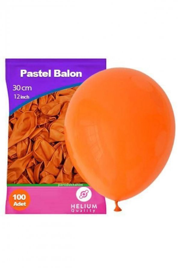 Turuncu Balon 100 Adet