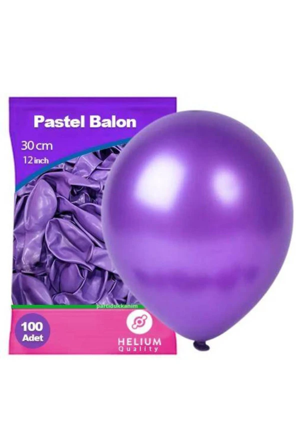 Mor Balon 100 Adet