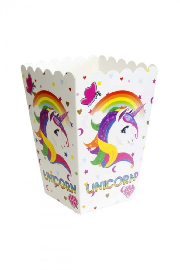 Popcorn Kutusu Unicorn