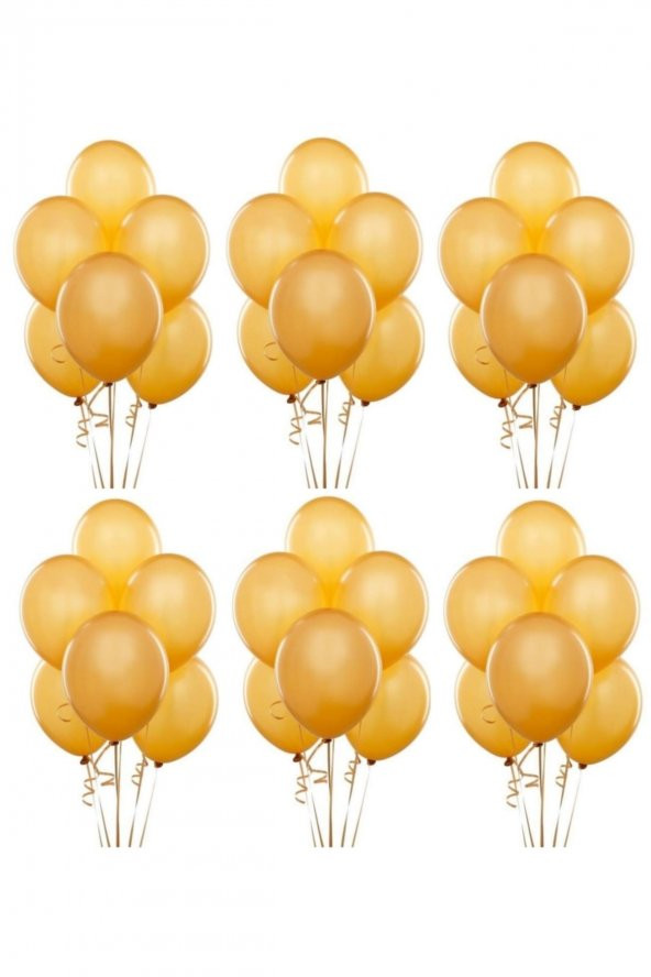 Metalik Gold Balon 100 Lü