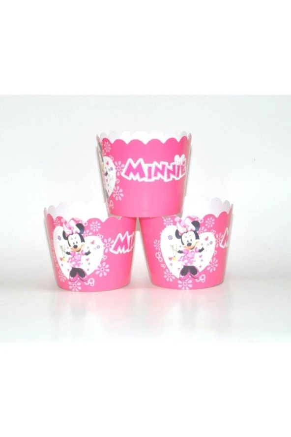 Minnie Mouse Cupcake Muffin Kapsülü 25’li