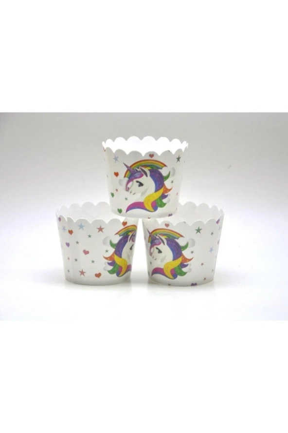 Unicorn Cupcake Muffin Kapsülü 25’li