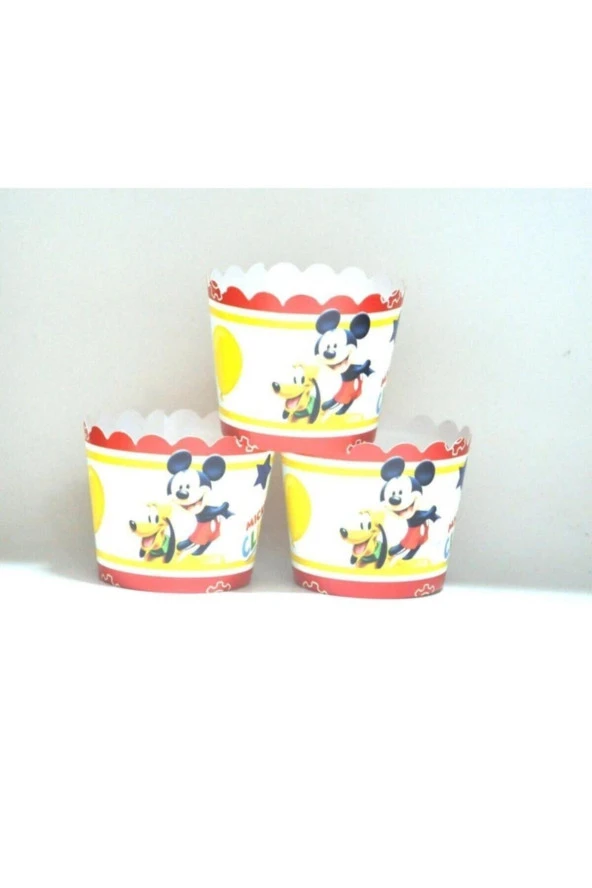 Mickey Mouse Cupcake Muffin Kapsülü 25’li