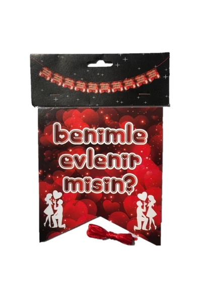 Benimle Evlenir Misin Banner