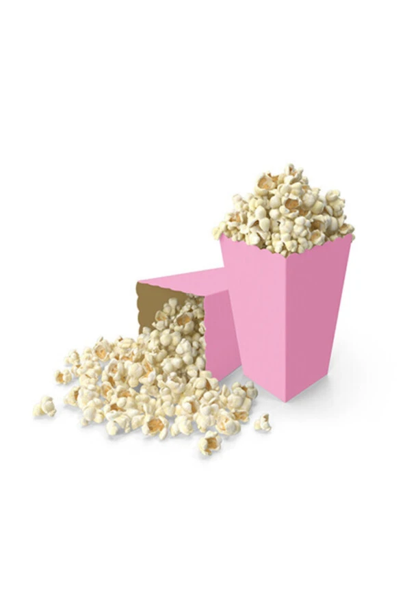 Pembe Mısır Kutusu- Popcorn Kutusu
