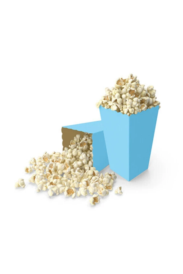 Mavi Mısır Kutusu- Popcorn Kutusu