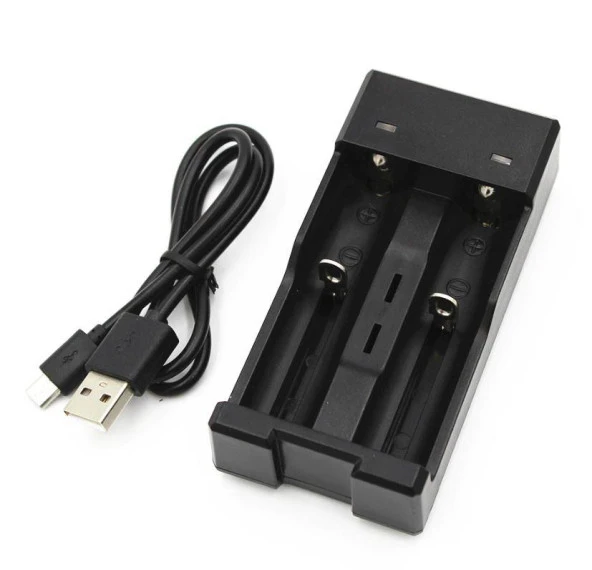 Universal Pil Şarj Cihazı Li-ion Pillere Uyumlu2 Pil Kapasiteli - 3