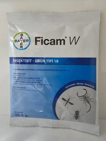 Bayer Ficam WP Haşere Öldürücü | 62,50 Gram ürün görseli 1