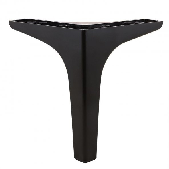 Lüks Mobilya Kanepe Sehpa TV Ünitesi Koltuk Ayağı 17 cm Siyah Baza Ayak - 5