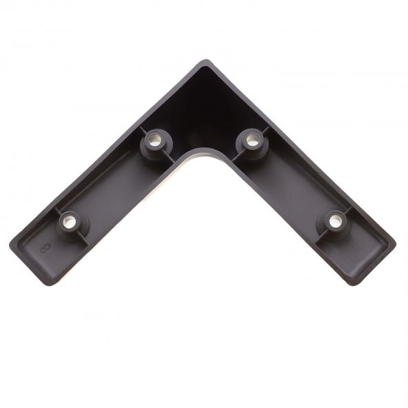 Lüks Mobilya Kanepe Sehpa TV Ünitesi Koltuk Ayağı 12 cm Siyah Baza Ayak - Resim 8