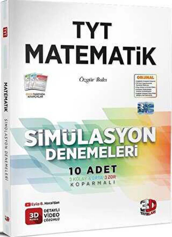 3D TYT Simülasyon Matematik Denemeleri 2023