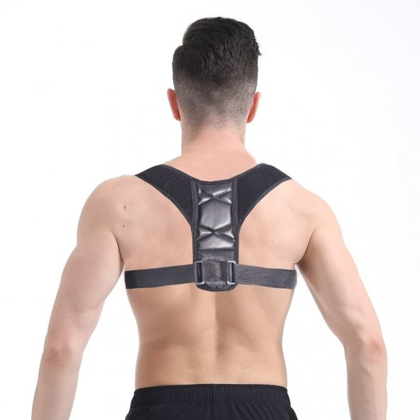 Upright Ayarlanabilir Kambur Önleyici Dik Duruş Korsesi Kemeri - Resim 3