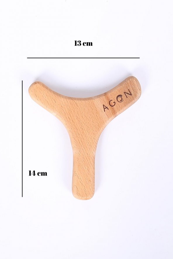 Agon Selülit Giderici Y Form Ahşap Masaj Aleti - 3