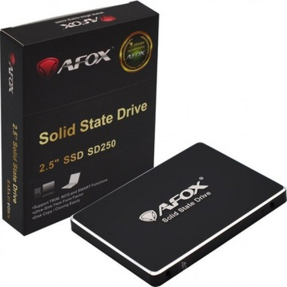 Afox SSD 2.5'' 240GB 560-500MB/S Sata3 SSD SD250-240GN - Resim 1