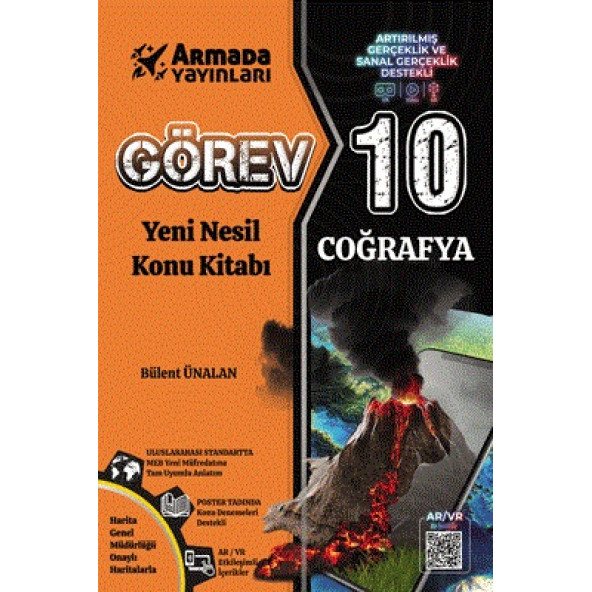 Armada Yayınları 10. Sınıf Görev Coğrafya Yeni Nesil Konu Kitabı