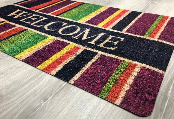 My Evilla Modern Dekoratif Kapı Önü Paspası 1 - 2