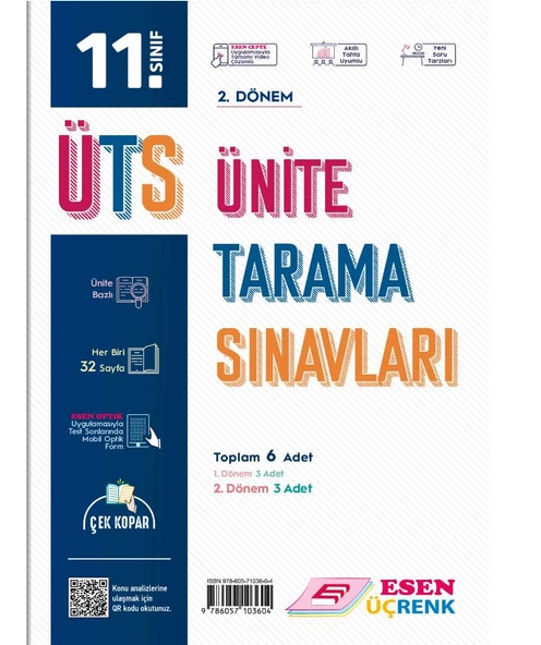 YKS 1.2. DÖNEM 11.SINIF UNİTE TARAMA SINAVLARI ÜTS