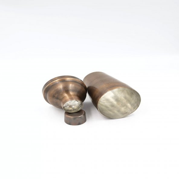 BAKIR SHAKER NOKTALI DESENLİ OKSİTLİ BAKIR RENK NO1 - 3