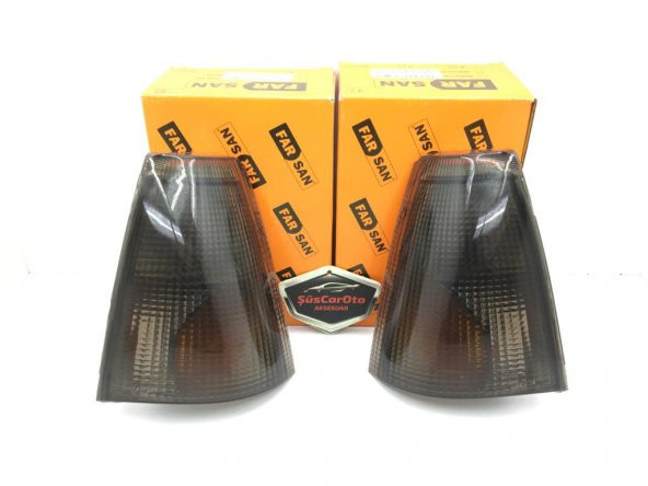 FARSAN Tofaş Füme Sinyal Lambası Sağ Sol Takım 2 Adet Siyah - 2