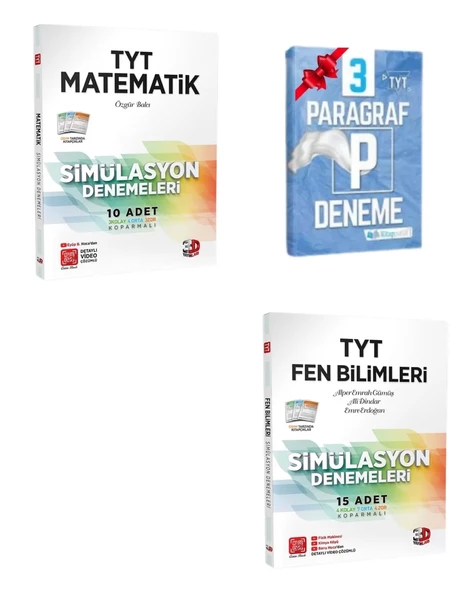 TYT Matematik ve Fen Bilimleri Simülasyon Deneme