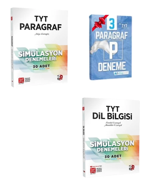 TYT Paragraf ve Dil Bilgisi Simülasyon Deneme ürün görseli