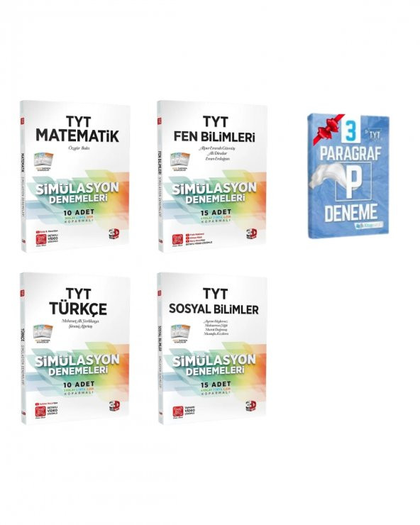 TYT Matematik Fen Türkçe ve Sosyal Bilgiler Simülasyon Deneme