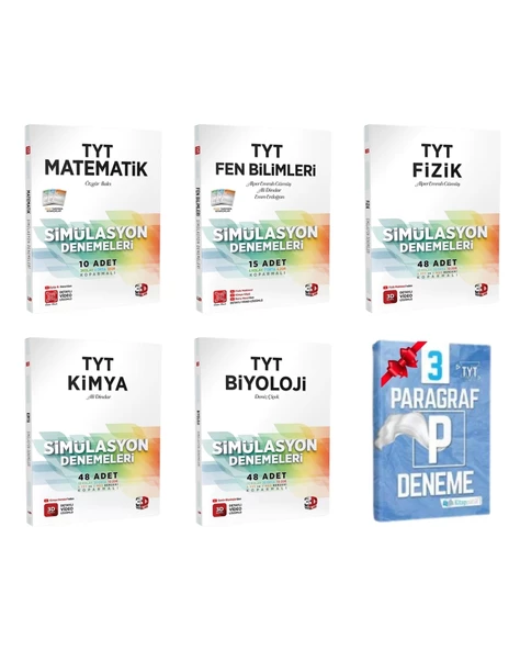 TYT Matematik Fen Fizik Kimya ve Biyoloji Simülasyon Deneme