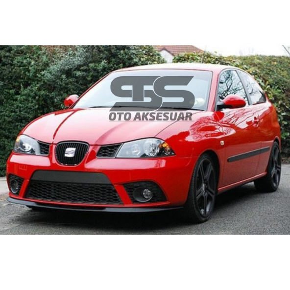 Seat İbiza Mk4 Cupra R Uyumlu Ön Lip Mat Siyah Ön Tampon Lip - 6