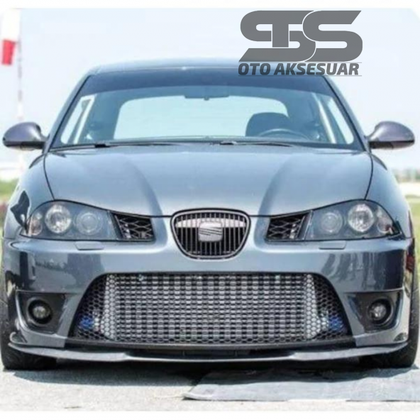 Seat İbiza Mk4 Cupra R Uyumlu Ön Lip Mat Siyah Ön Tampon Lip - 11