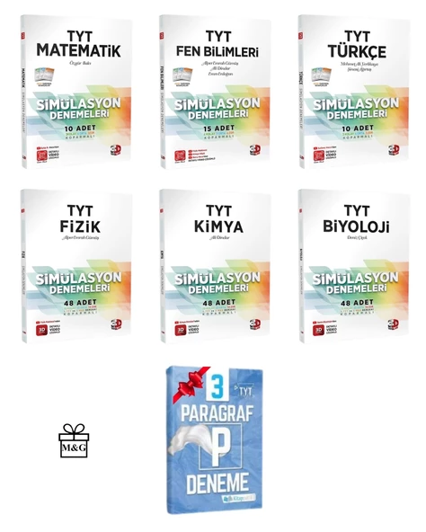 TYT Matematik Fen Türkçe Fizik Kimya ve Biyoloji Simülasyon Deneme ürün görseli 1
