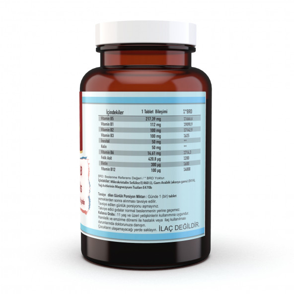 NCS Vitamin B Complex B Vitaminleri 120 Tablet - 2