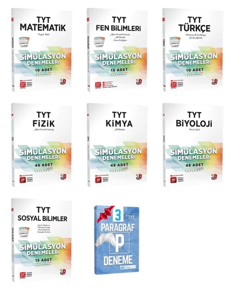 TYT Mat Fen Türkçe Fizik Kimya Biyoloji Sosyal Simülasyon Deneme